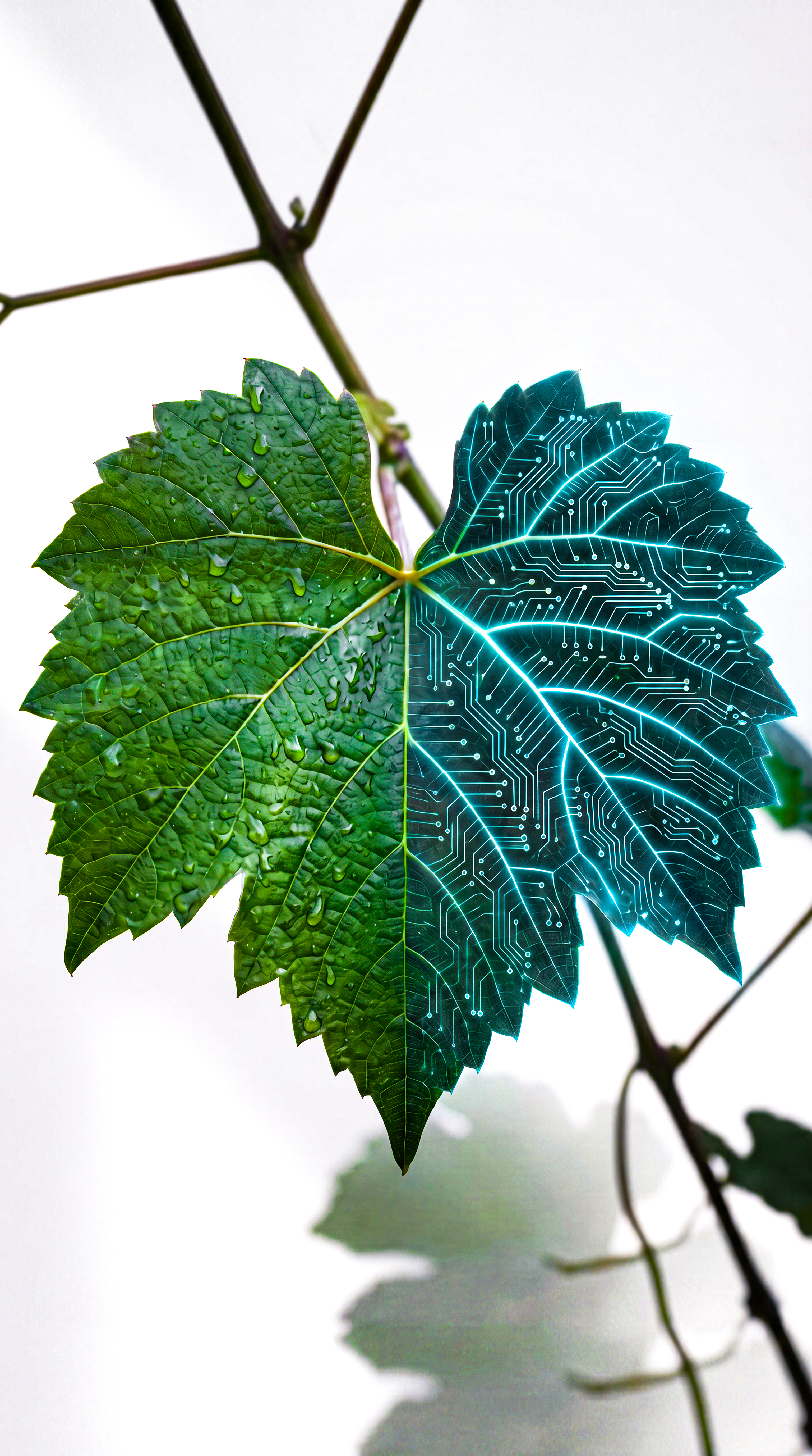 LECREXS vineyard technology leaf